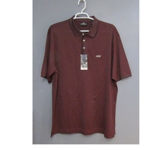 NEW Mohawk Red Black Gray Polo Shirt Size XL